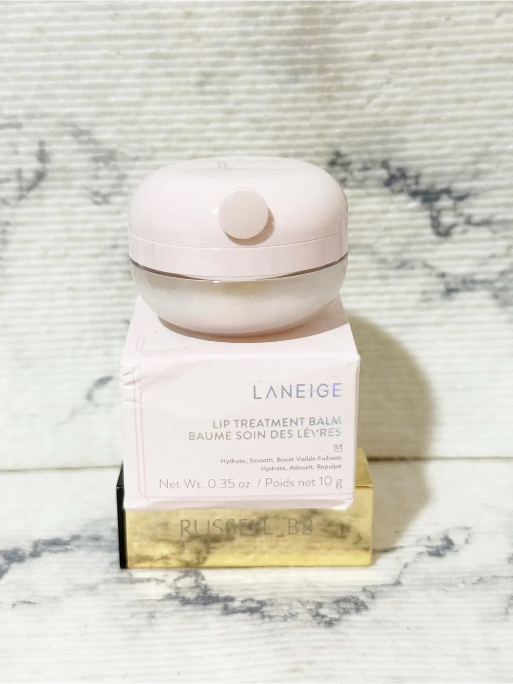 Laneige Lip Treatment Balm (w/ Coconut Oil, Peptide & Pearlescent Finish)